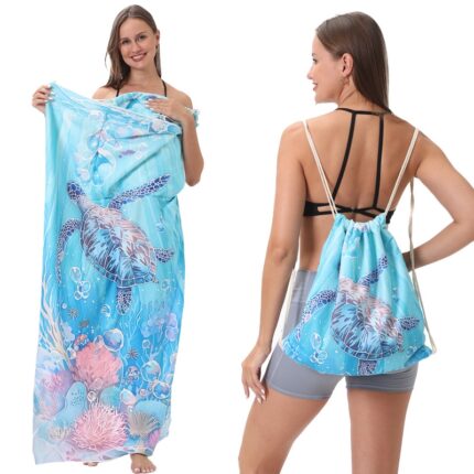 Multifunctional Beach Bag Beach Towel Bath Towel