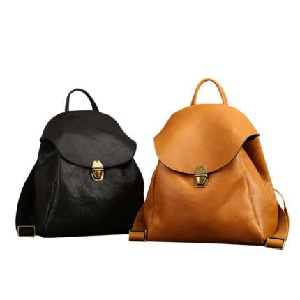 Genuine Leather Retro Women's Casual Travel Backpack